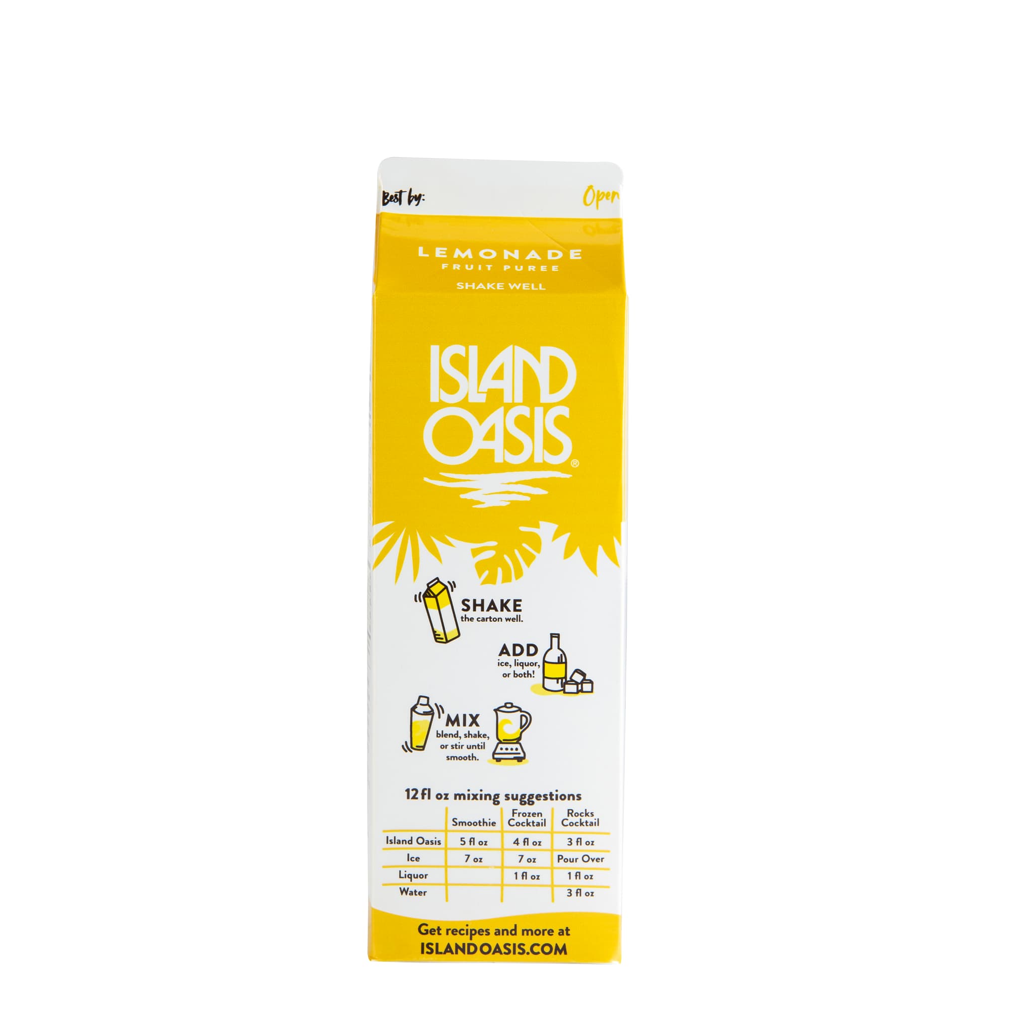 Premium Lemonade Frozen Beverage Mix - 12 x 32 oz