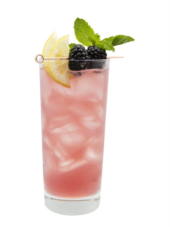 blackberry coconut lemonade