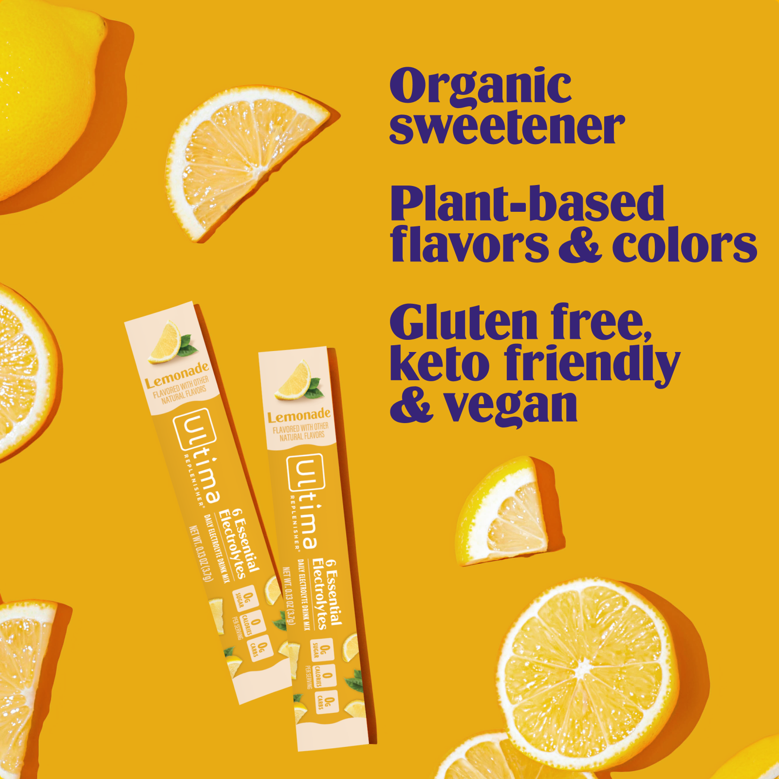 Lemonade electrolyte drink mix