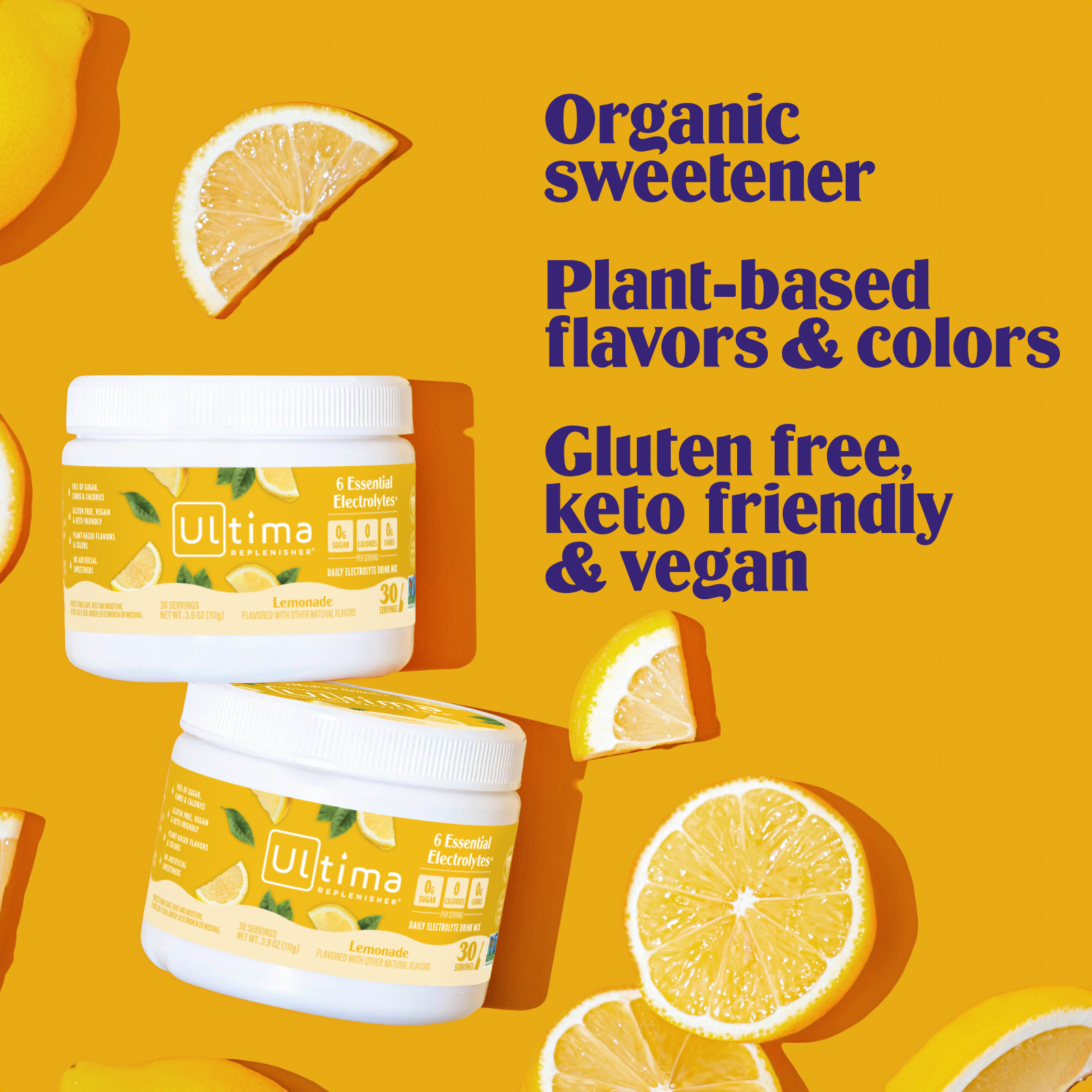 Lemonade electrolyte drink mix