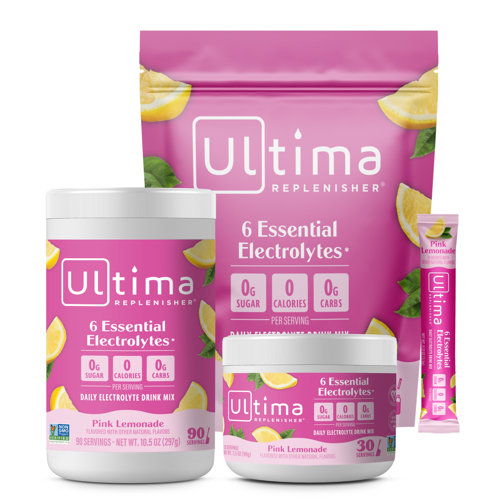 Pink Lemonade electrolyte drink mix