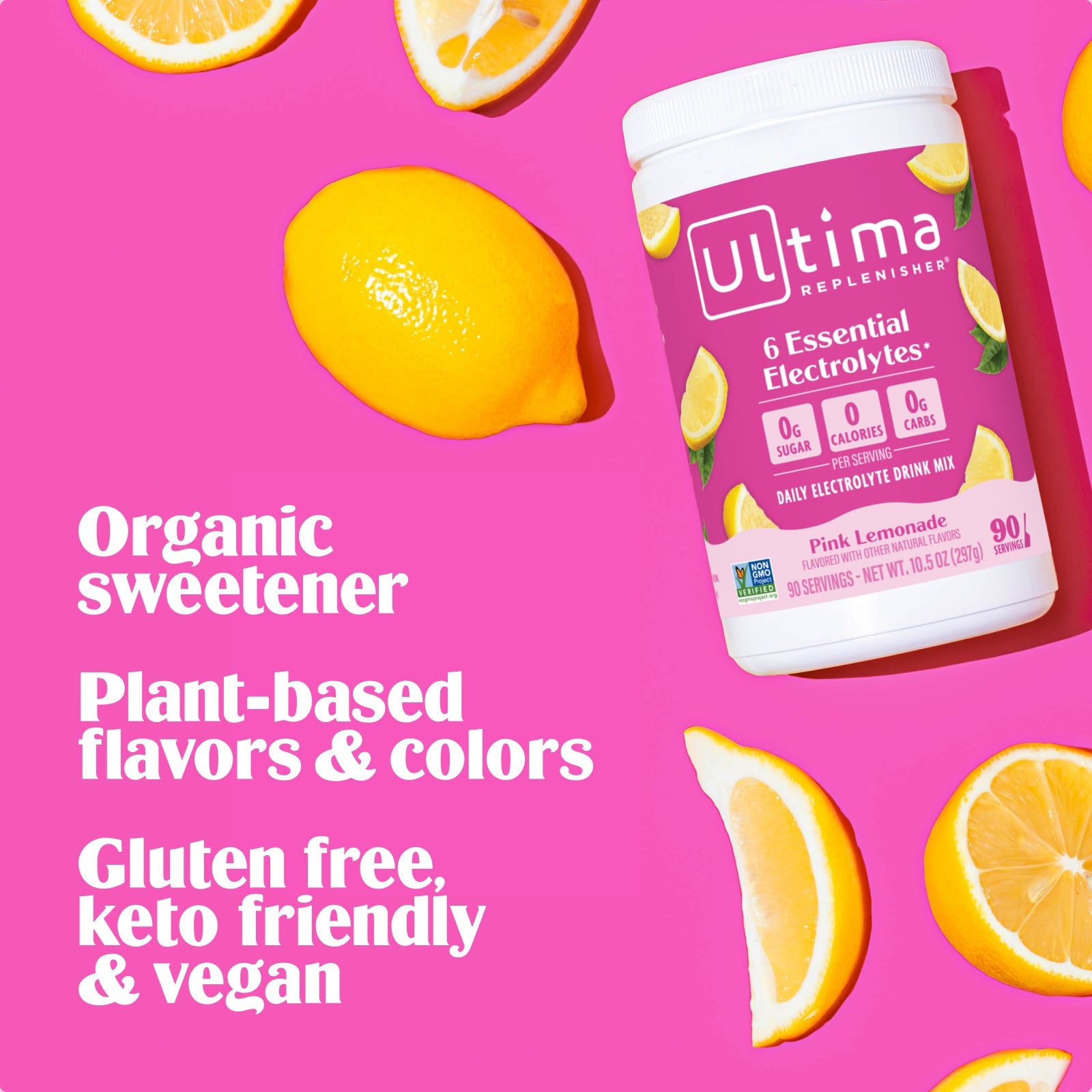 Pink Lemonade electrolyte drink mix